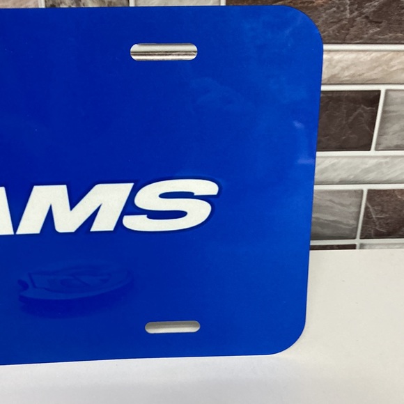 LA Rams License Plate With Cup Holder Inserts - Picture 5 of 6